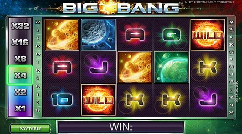 Big Bang video slot